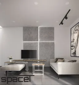 Phòng khách - Nhà phố Đồng Nai 3PN - Phong cách Modern 