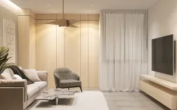Phòng khách - Nhà phố Bảo Minh Residence - Phong cách Modern 
