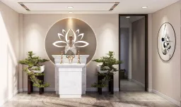 Phòng thờ - Nhà phố Bảo Minh Residence - Phong cách Modern 