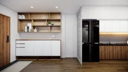 Lối vào - Căn hộ Mizuki Park 5 - Phong cách Modern 