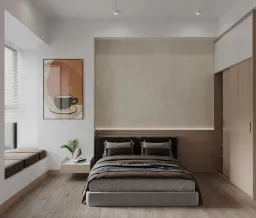 Phòng ngủ - Căn hộ Midtown (The Peak) - Phong cách Modern 
