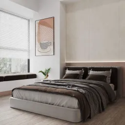Phòng ngủ - Căn hộ Midtown (The Peak) - Phong cách Modern 