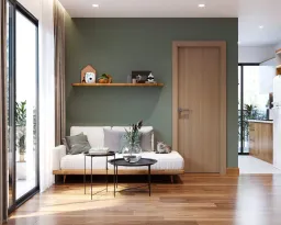 Phòng khách - Căn hộ Eco Green - Phong cách Modern 