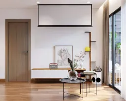 Phòng khách - Căn hộ Eco Green - Phong cách Modern 