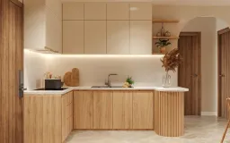 Phòng bếp - Căn hộ Citi Esto Quận 2 - Phong cách Scandinavian 