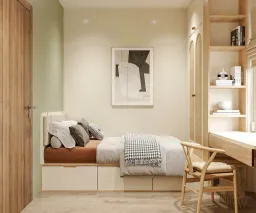 Phòng ngủ - Căn hộ Citi Esto Quận 2 - Phong cách Scandinavian 