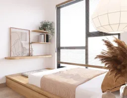 Phòng ngủ - Căn hộ Saigon Pearl - Phong cách Scandinavian + Tropical 