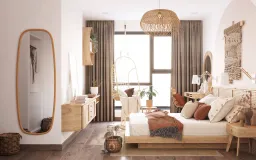 Phòng ngủ - Căn hộ Saigon Pearl - Phong cách Scandinavian + Tropical 