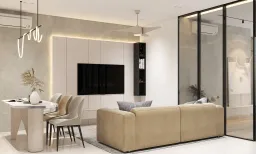 Phòng khách - Căn hộ Quận Phú Nhuận - Phong cách Modern 