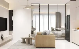 Phòng khách - Căn hộ Quận Phú Nhuận - Phong cách Modern 