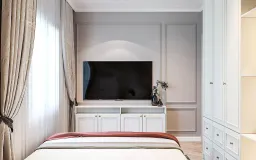 Phòng ngủ - Shophouse The Manhattan (Nhà mẫu) - Phong cách Modern Classic 