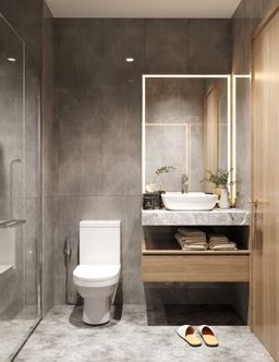 Phòng tắm - Căn hộ Celadon City (Nhà mẫu) - Phong cách Modern 