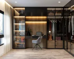 Phòng ngủ, Phòng thay đồ - Căn hộ Celadon City (Nhà mẫu) - Phong cách Modern 
