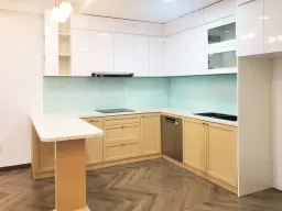 Phòng bếp - Căn hộ The Sun Avenue 85m2 - Phong cách Modern 