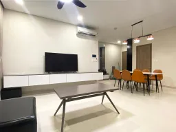 Phòng khách, Phòng ăn - Căn hộ Sora Gardens 2 - Phong cách Modern 