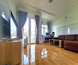Phòng khách, Phòng làm việc - Nhà phố Nhơn Trạch (Đồng Nai) - Phong cách Modern 