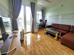 Phòng khách, Phòng làm việc - Nhà phố Nhơn Trạch (Đồng Nai) - Phong cách Modern 