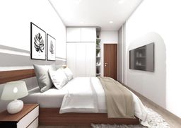 Phòng ngủ - Căn hộ The Habitat Bình Dương - Phong cách Modern 