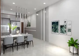 Phòng ăn - Căn hộ The Habitat Bình Dương - Phong cách Modern 
