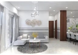 Phòng khách - Căn hộ The Habitat Bình Dương - Phong cách Modern 