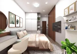 Phòng ngủ - Căn hộ The Habitat Bình Dương - Phong cách Modern 