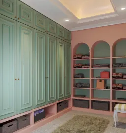Phòng thay đồ - Nhà phố Quận 3 - Phong cách Neo Classic 