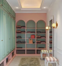 Phòng thay đồ - Nhà phố Quận 3 - Phong cách Neo Classic 