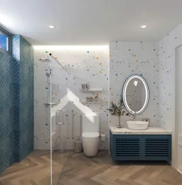 Phòng tắm - Nhà phố Quận 3 - Phong cách Neo Classic 