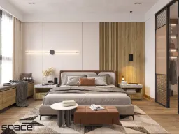 Phòng ngủ - Căn hộ Empire City Quận 2 - Phong cách Modern 