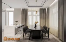 Phòng ăn - Nhà phố 80m2 tại Thủ Đức - Phong cách Modern 