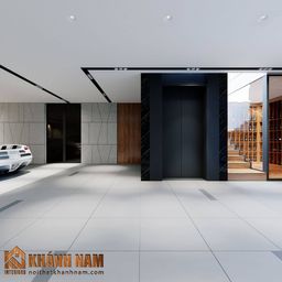 Lối vào - Nhà phố KDC Him Lam - Phong cách Modern 