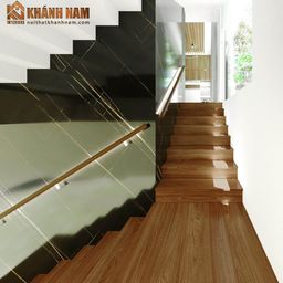 Cầu thang - Nhà phố KDC Him Lam - Phong cách Modern 