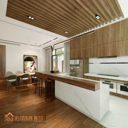 Phòng bếp - Nhà phố KDC Him Lam - Phong cách Modern 