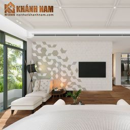 Phòng ngủ, Góc thư giãn - Nhà phố KDC Him Lam - Phong cách Modern 