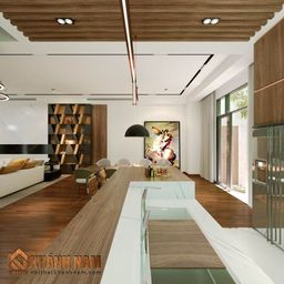 Phòng bếp - Nhà phố KDC Him Lam - Phong cách Modern 