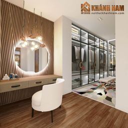 Phòng thay đồ - Nhà phố KDC Him Lam - Phong cách Modern 