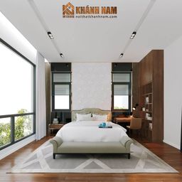 Phòng ngủ - Nhà phố KDC Him Lam - Phong cách Modern 