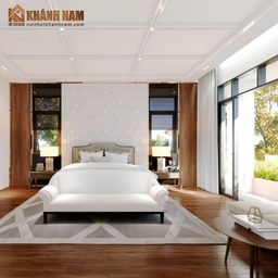 Phòng ngủ - Nhà phố KDC Him Lam - Phong cách Modern 