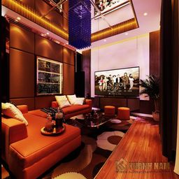 Phòng giải trí - Nhà phố KDC Him Lam - Phong cách Modern 