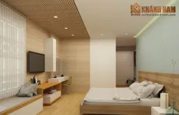 Phòng ngủ - Căn hộ The Landmark 6 (Vinhomes) - Phong cách Modern 