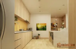 Phòng bếp - Căn hộ The Landmark 6 (Vinhomes) - Phong cách Modern 