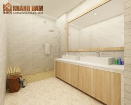 Phòng tắm - Căn hộ The Landmark 6 (Vinhomes) - Phong cách Modern 