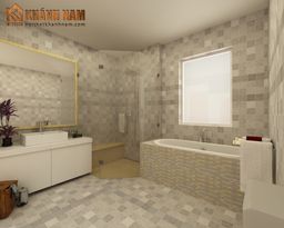 Phòng tắm - Căn hộ The Landmark 6 (Vinhomes) - Phong cách Modern 