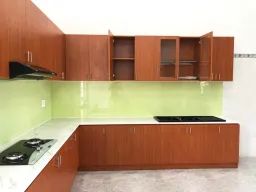 Phòng bếp - Phòng bếp Nhà phố Long An - Phong cách Modern 