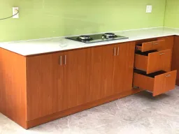 Phòng bếp - Phòng bếp Nhà phố Long An - Phong cách Modern 