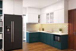 Phòng bếp - Căn hộ Tara Residence Quận 8 - Phong cách Modern 