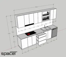 Phòng bếp Nhà phố Bình Tân - Phong cách Modern