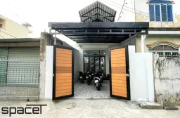 Mặt tiền - Nhà phố 100m2 tại Biên Hòa Đồng Nai - Phong cách Modern 