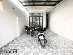 Sân để xe - Nhà phố 100m2 tại Biên Hòa Đồng Nai - Phong cách Modern 