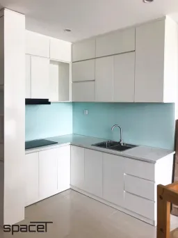 Phòng bếp - Căn hộ The Origami (Vinhomes Quận 9) - Phong cách Modern 